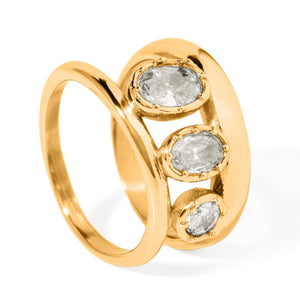 GOLD LUXE HARMONY RING - ANILLOS - Malandra Jewelry - EUWR486.7-JDR0101326-7