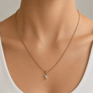 Gold Luxe Triangle Necklace - COLLARES - Malandra Jewelry - EUWC635-JDN0306113