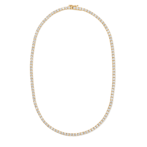 Gold Royale Tennis Necklace - COLLARES - Malandra Jewelry - LSC6-HK00012