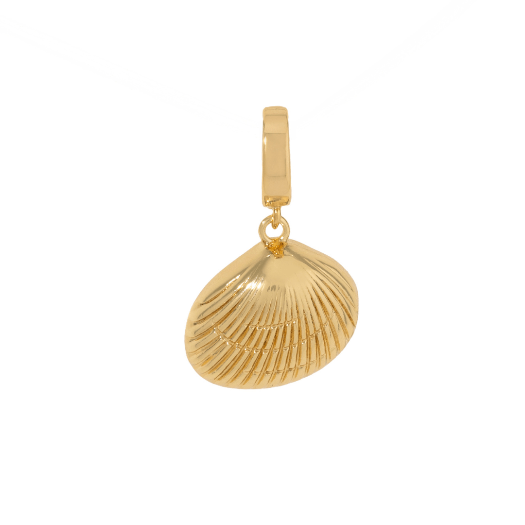 Gold Seashell Charm - DIJES - Malandra Jewelry - TD2614