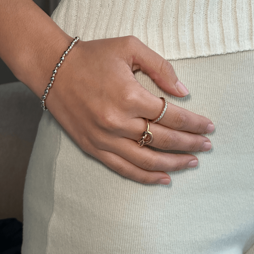 GOLD & SILVER SPHERE BRACELET - PULSERAS - Malandra Jewelry - TP1830
