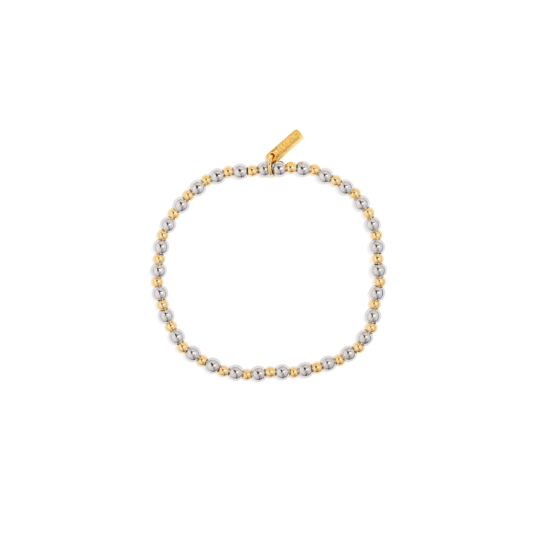 GOLD & SILVER SPHERE BRACELET - PULSERAS - Malandra Jewelry - TP1830