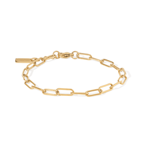 Gold Sleek Link Bracelet - PULSERAS - Malandra Jewelry - EYHP188