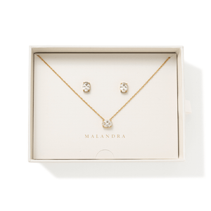 Gold Sparkling Night Gift Set - SETS DE REGALO - Malandra Jewelry - EUWS621-JDS0204302-set