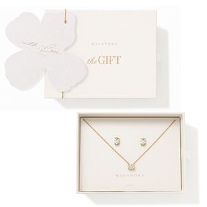 Gold Sparkling Night Gift Set - SETS DE REGALO - Malandra Jewelry - EUWS621-JDS0204302-set
