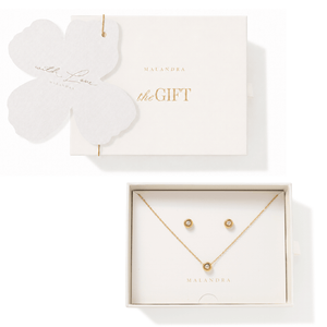 Gold Spotlight Gift Set - SETS DE REGALO - Malandra Jewelry - EUWS620-JDS0209002-set
