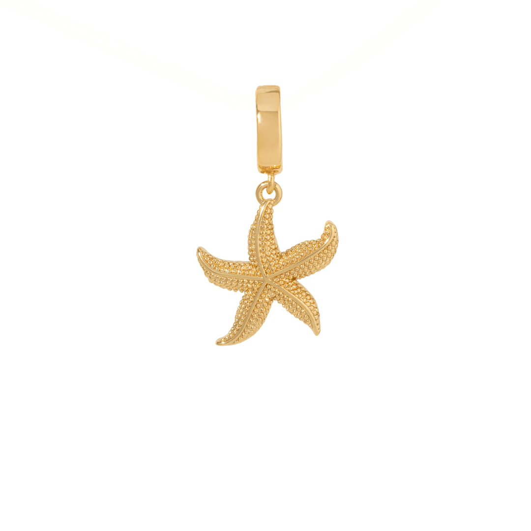 Gold Starfish Charm - DIJES - Malandra Jewelry - TD2613
