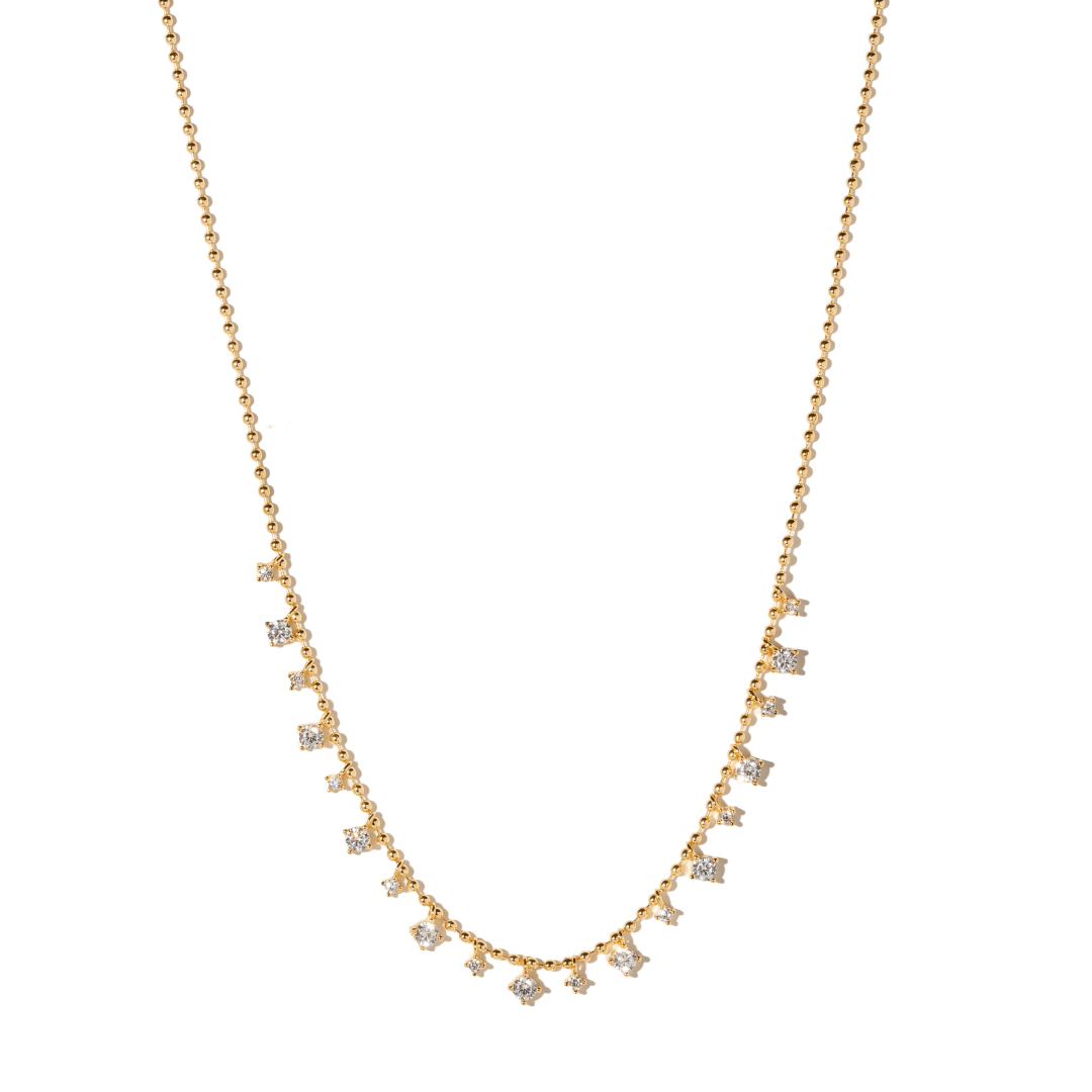 Gold Starlight Necklace - COLLARES - Malandra Jewelry - LGC35-N-E16103