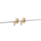 GOLDEN ALLURE HOOPS - ARETES - Malandra Jewelry - ZWA71 - QX02472