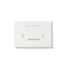 GOLDEN ARC MIDI EARRINGS - ARETES - Malandra Jewelry - ZWA77 - QX00829