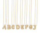 GOLDEN BALLOON SPARK LETTER NECKLACE - COLLARES - Malandra Jewelry - EZC4.B - VL487