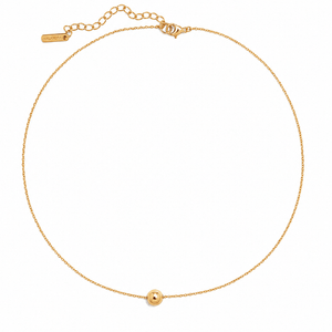 GOLDEN BEAD GRATITUDE NECKLACE - COLLARES - Malandra Jewelry - TC1374