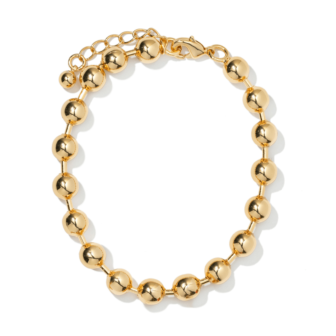 GOLDEN BEADS BRACELET - PULSERAS - Malandra Jewelry - EYHP14-HB011