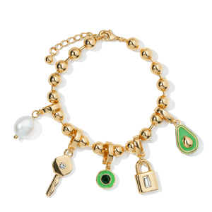GOLDEN BEADS BRACELET - PULSERAS - Malandra Jewelry - EYHP14-HB011