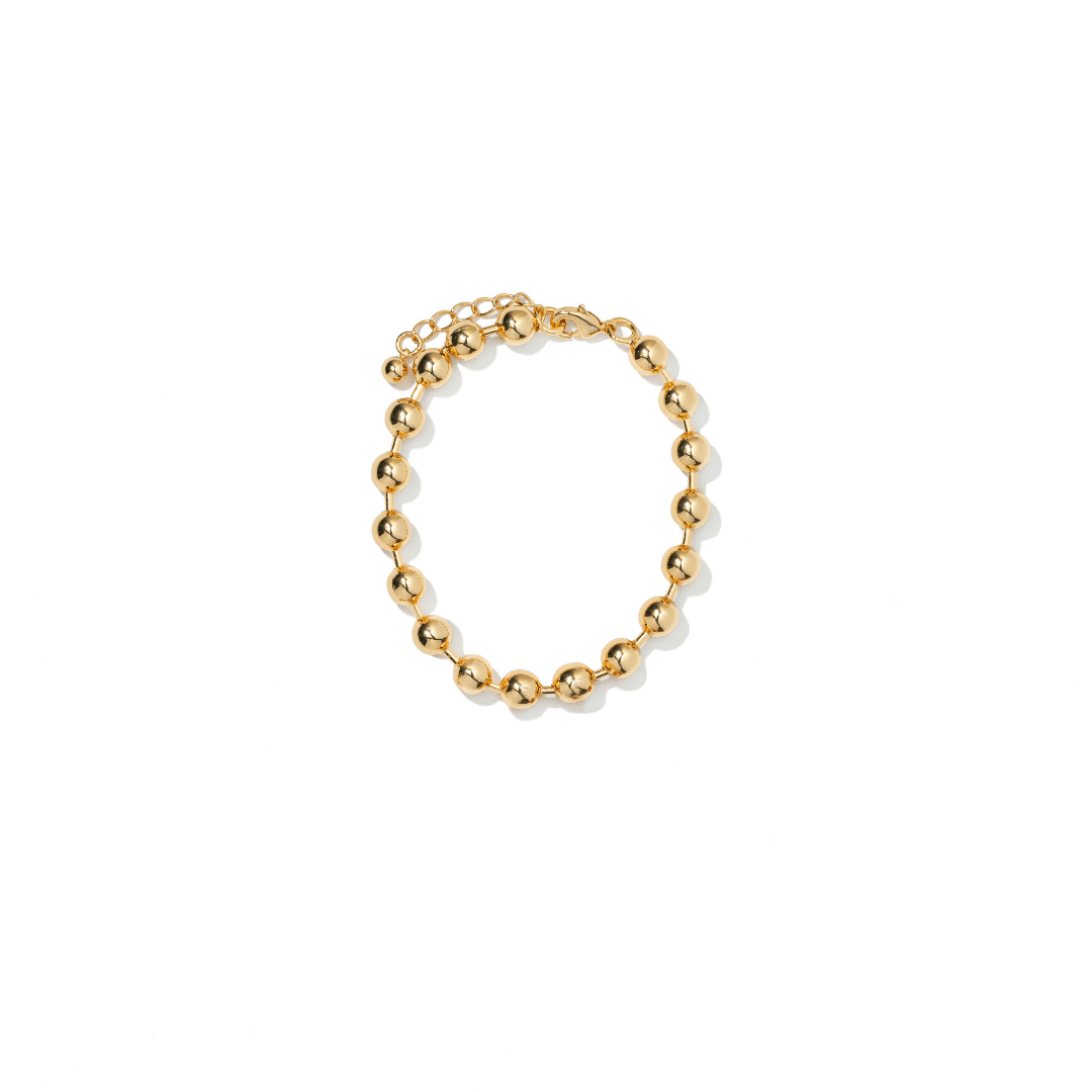 GOLDEN BEADS CUSTOM BRACELET - PULSERAS - Malandra Jewelry - EYHP14 - HB011