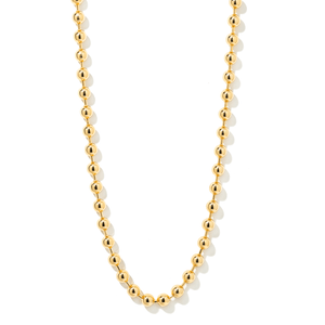 Golden Beads Necklace - COLLARES - Malandra Jewelry - EYHC13-HN11