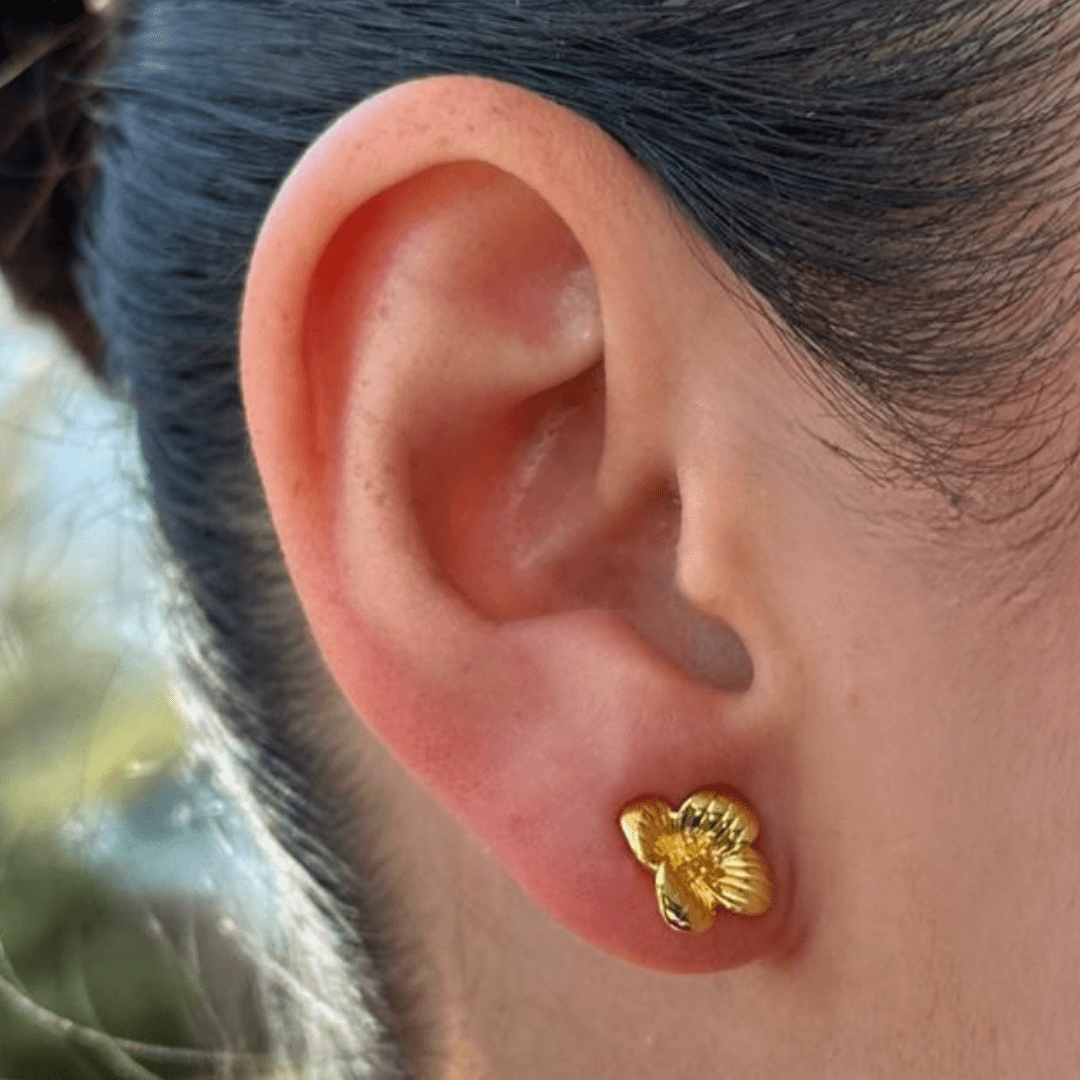 GOLDEN BLOOM GIFT SET - ARETES - Malandra Jewelry - ZWA86-QX02498Y