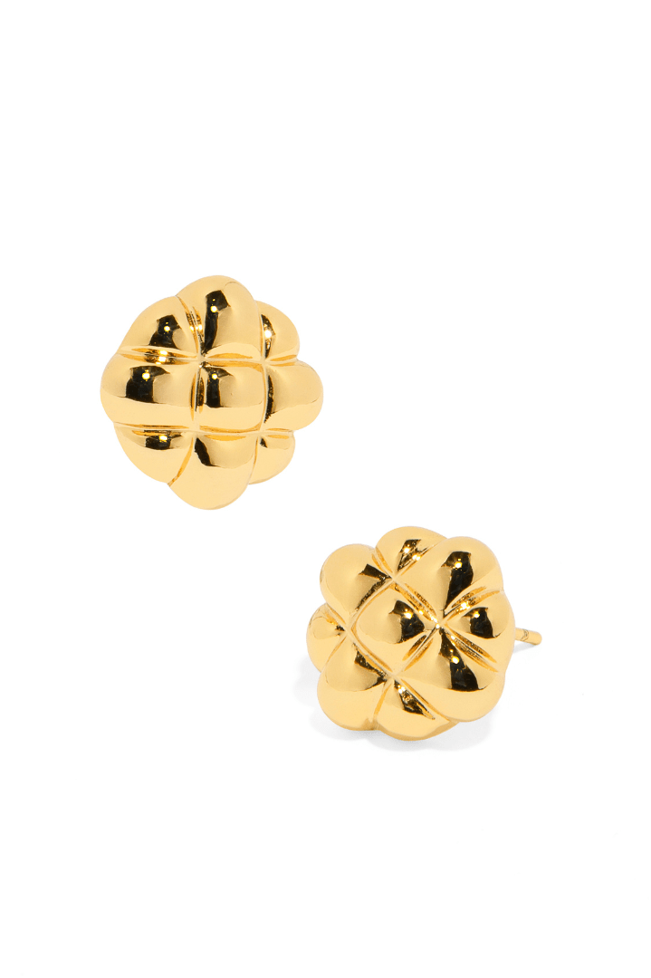 GOLDEN BLOOM GLOW EARRINGS - ARETES - Malandra Jewelry - ZWA11 - QX00925Y