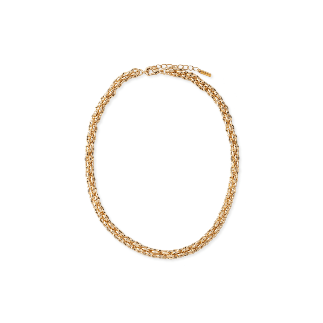 GOLDEN BOLD LUXE LINK CHAIN - COLLARES - Malandra Jewelry - FBC423 - JCD0006 - 14