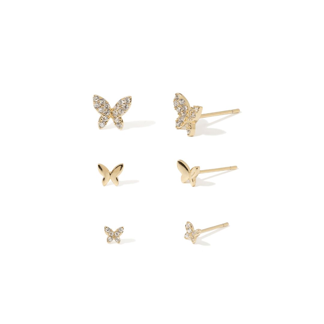 GOLDEN BUTTERFLY GIFT SET - SETS DE REGALO - Malandra Jewelry - SET123-ZWA27