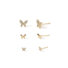 GOLDEN BUTTERFLY GIFT SET - SETS DE REGALO - Malandra Jewelry - SET123-ZWA27