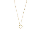 GOLDEN CIRCLE NECKLACE - COLLARES - Malandra Jewelry - VCC233 - 9060