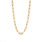 GOLDEN CLASSIC LINK NECKLACE - COLLARES - Malandra Jewelry - EUWC211 - JDN0302005