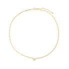 GOLDEN CRYSTAL DROP NECKLACE - COLLARES - Malandra Jewelry - EAWC108 - M231202000271