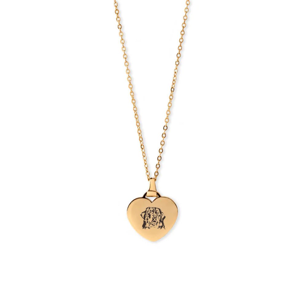 GOLDEN CUSTOM LOVE NECKLACE - COLLARES - Malandra Jewelry - ESYC25