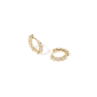 GOLDEN DAZZLE GLOW HOOPS - ARETES - Malandra Jewelry - ZWA95-QX02452