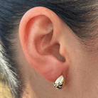 GOLDEN DEW HOOPS - ARETES - Malandra Jewelry - ZWA85-QX06466