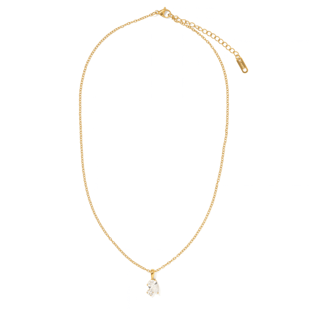Golden Dewdrop Duo Necklace - COLLARES - Malandra Jewelry - EUWC652-JDN0306125