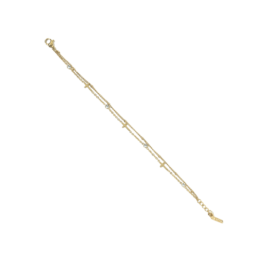 GOLDEN DIVINE DUO BRACELET - PULSERAS - Malandra Jewelry - ZXP12 - B - 4