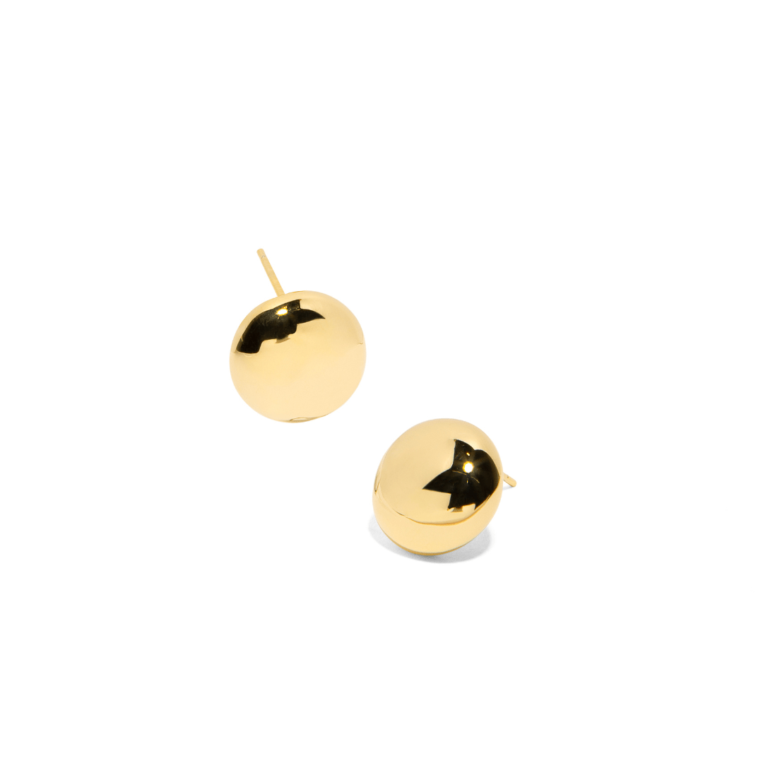 GOLDEN DOT STUDS - ARETES - Malandra Jewelry - ZOA14 - G46179I0Z