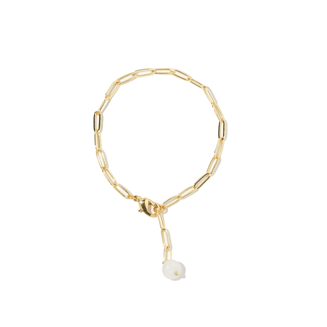 GOLDEN DROP LINK BRACELET - PULSERA - Malandra Jewelry - TP2064