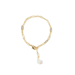 GOLDEN DROP LINK BRACELET - PULSERA - Malandra Jewelry - TP2064