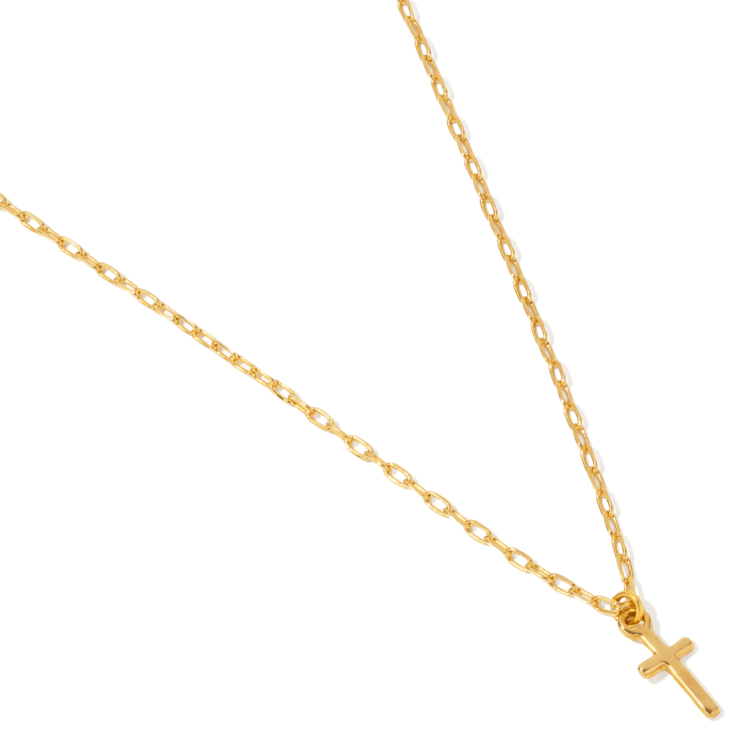 Golden Faith Cross Necklace - COLLARES - Malandra Jewelry - TC2651