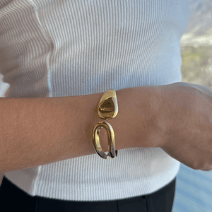 GOLDEN FLOW OPEN - END CUFF - PULSERAS - Malandra Jewelry - EUWP138 - JDBW2410021