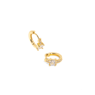 GOLDEN GLIMMER HOOPS - ARETES - Malandra Jewelry - AA1459 - U20708