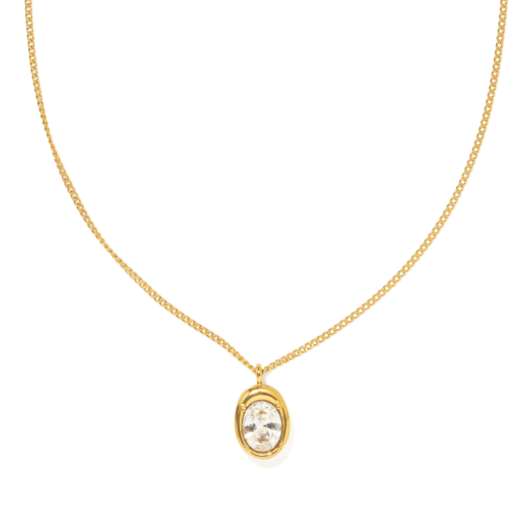 Golden Halo Pendant Necklace - COLLARES - Malandra Jewelry - EUWC651-JDN0306118