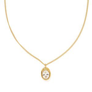 Golden Halo Pendant Necklace - COLLARES - Malandra Jewelry - EUWC651-JDN0306118