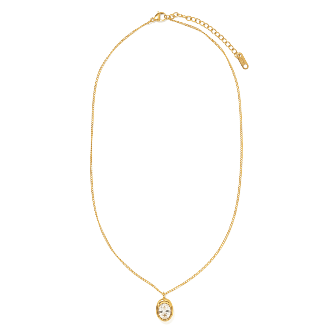 Golden Halo Pendant Necklace - COLLARES - Malandra Jewelry - EUWC651-JDN0306118