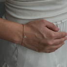GOLDEN INITIAL LINK BRACELET - PULSERAS - Malandra Jewelry - TP1841.C