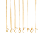 GOLDEN INITIAL PEARL NECKLACE - COLLARES - Malandra Jewelry - TC2001.A