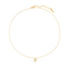 GOLDEN INITIAL PEARL NECKLACE - COLLARES - Malandra Jewelry - TC2001.A