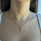 GOLDEN KEY NECKLACE - COLLARES - Malandra Jewelry - XBC151 - WSN00007 GD