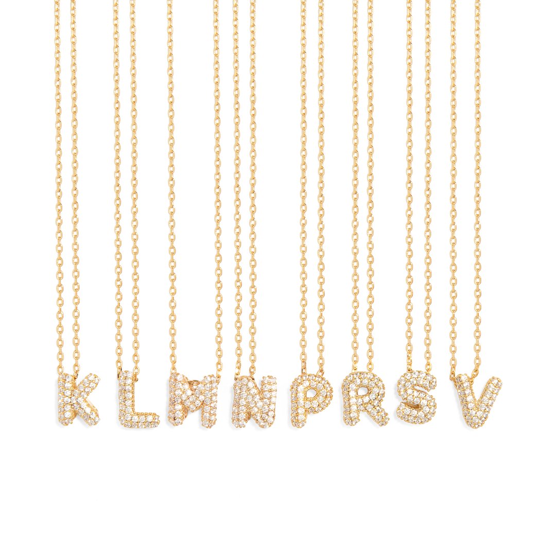 GOLDEN LETTER GLOW - COLLARES - Malandra Jewelry - XRC75.A - IND582 AGDCRY