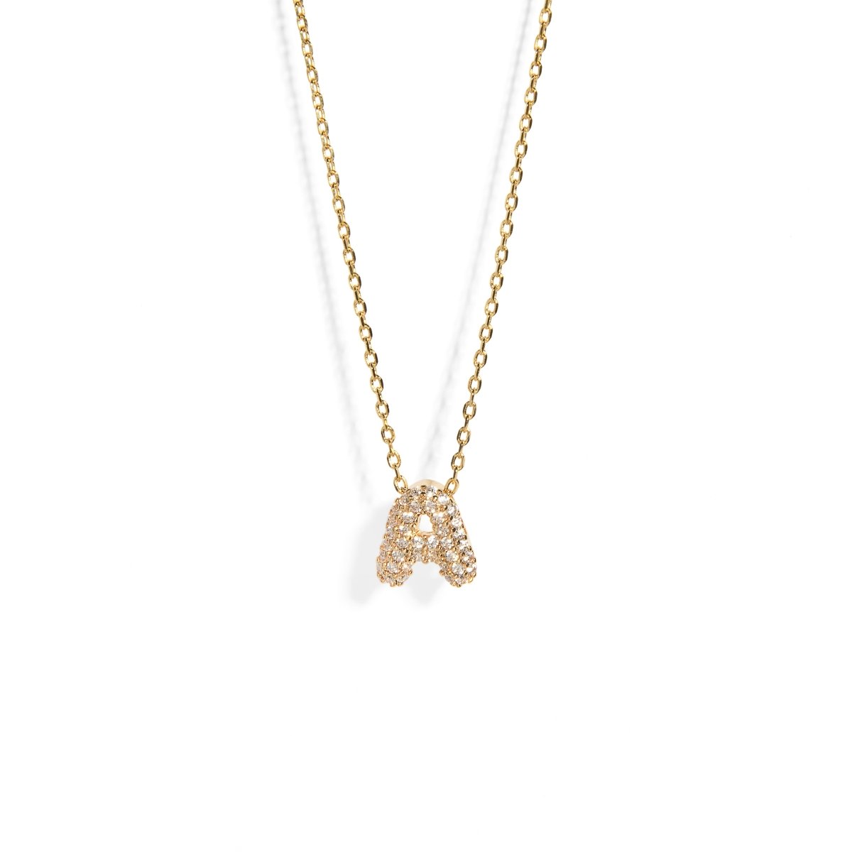 GOLDEN LETTER GLOW - COLLARES - Malandra Jewelry - XRC75.A - IND582 AGDCRY