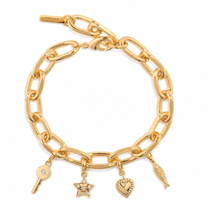 GOLDEN LINKS BRACELET - PULSERAS CHARMS - Malandra Jewelry - TP1736