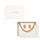 GOLDEN LINKS CURVE GIFT SET - SETS DE REGALO - Malandra Jewelry - SET146 ICA435/ICC441